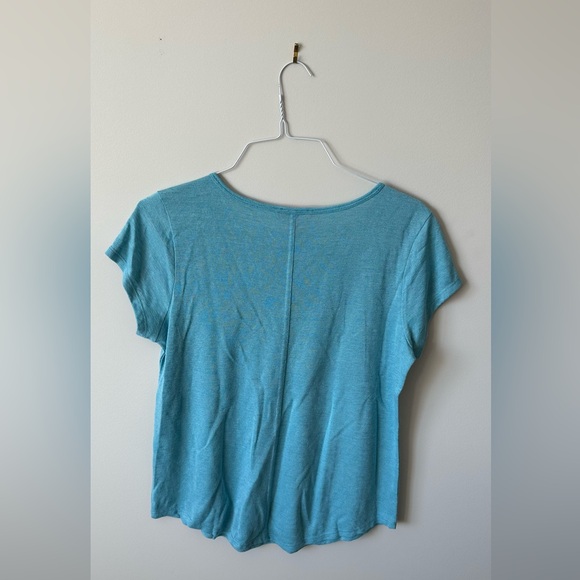 Blue Tee with Pocket - Picture 2 of 3